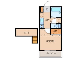 サンシャイン内橋の物件間取画像